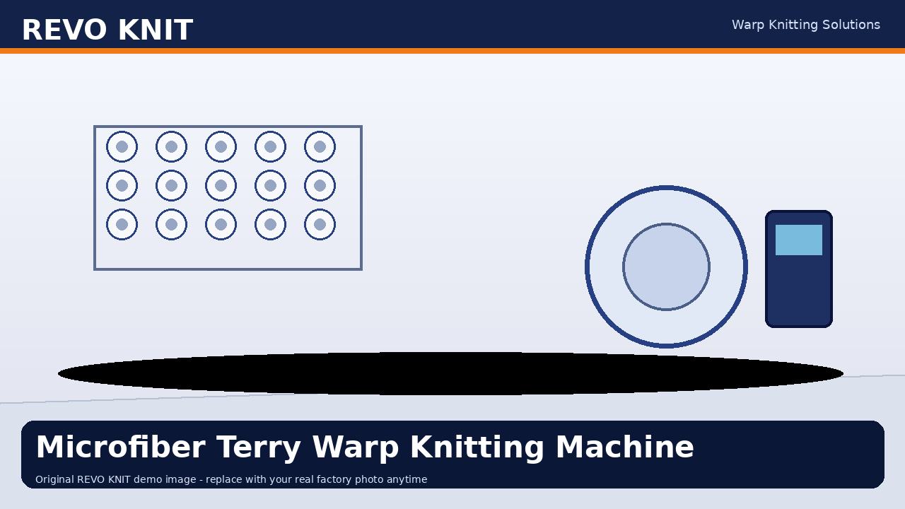 Microfiber Terry Warp Knitting Machine