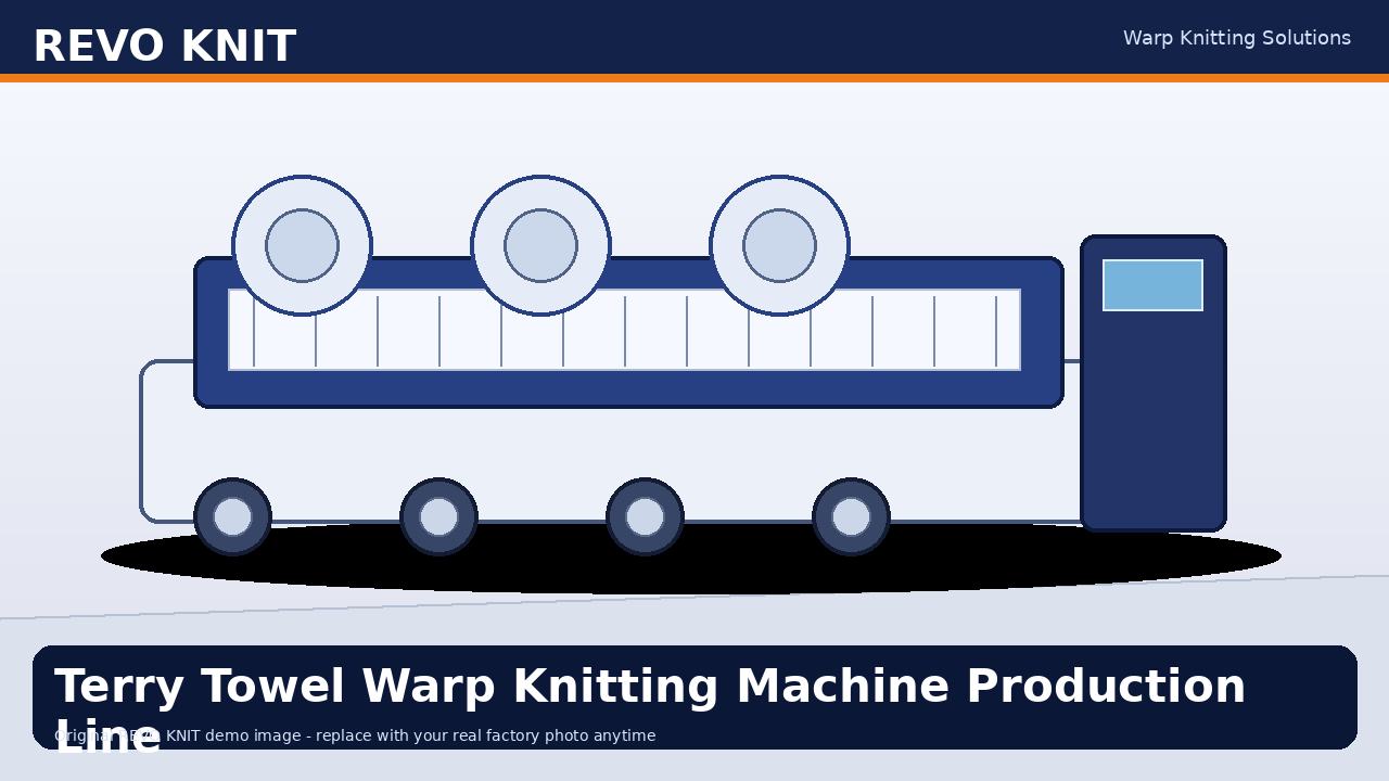 Terry Towel Warp Knitting Machine Production Line